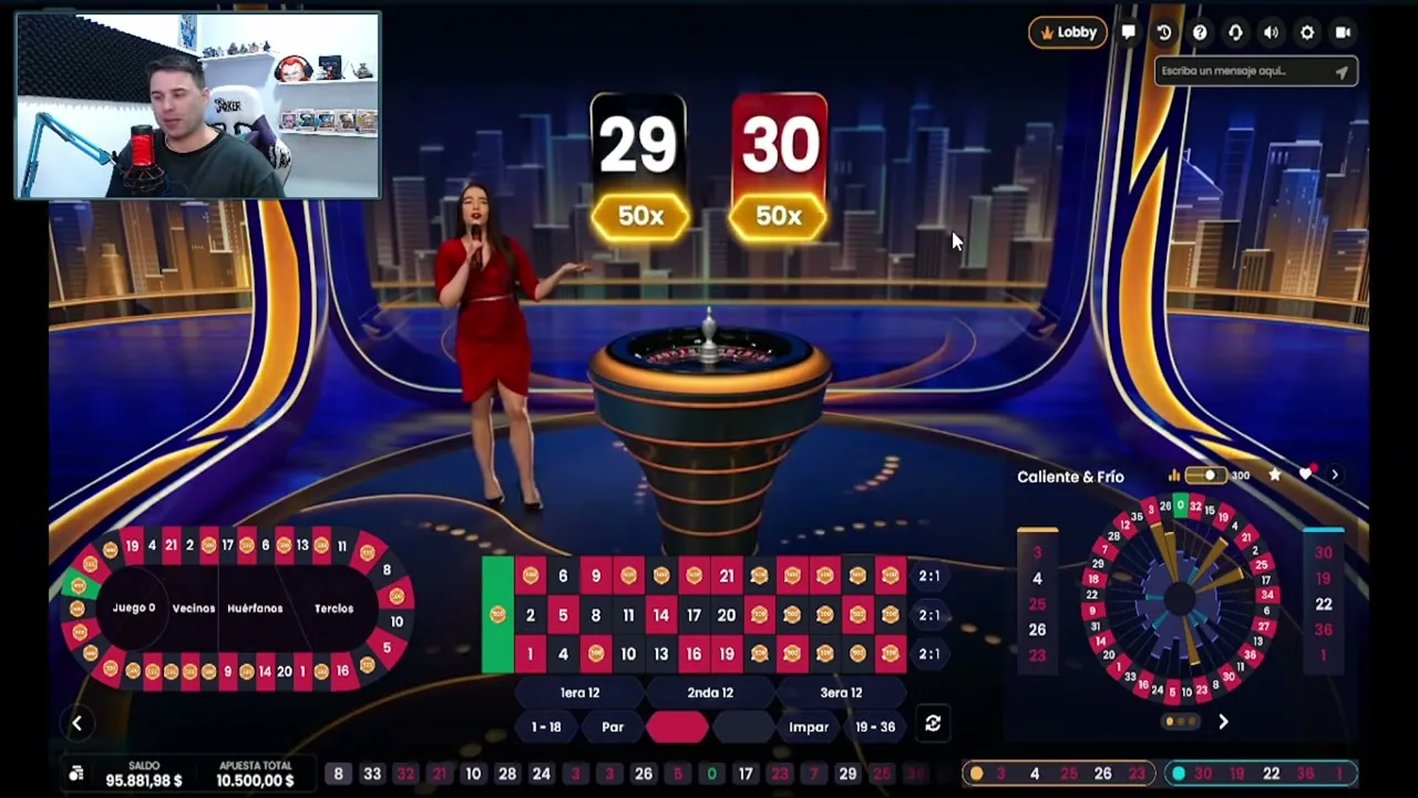 Ruleta Relámpago en Vivo gameplay