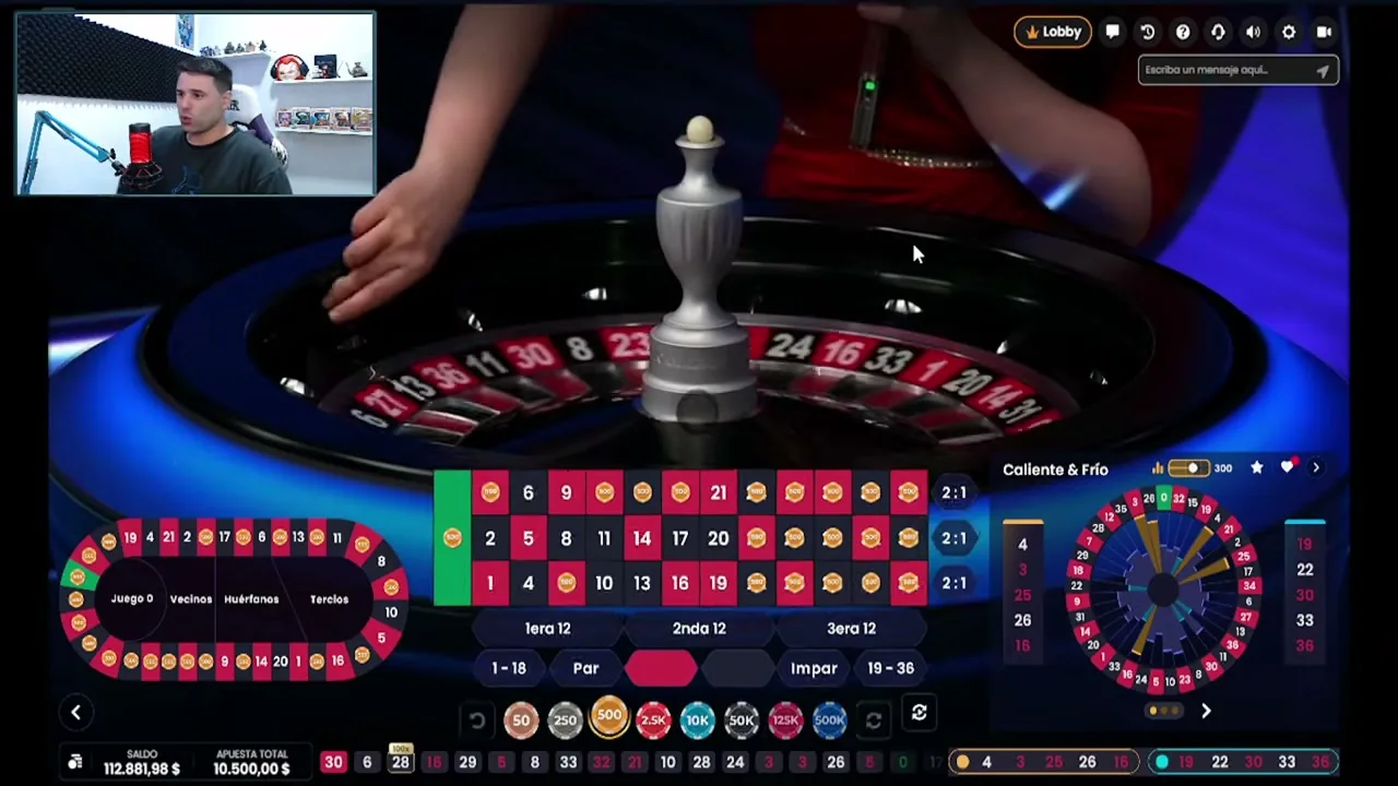 Ruleta Relámpago en Vivo en casino online